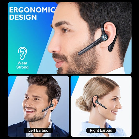 NNETM Wireless Headset Dual Mic Noise Canceling