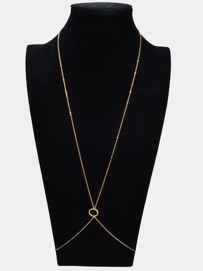 Body Chains Bra Gold Chest Chain Bikini Rave Party Club Body Jewelry Accessories