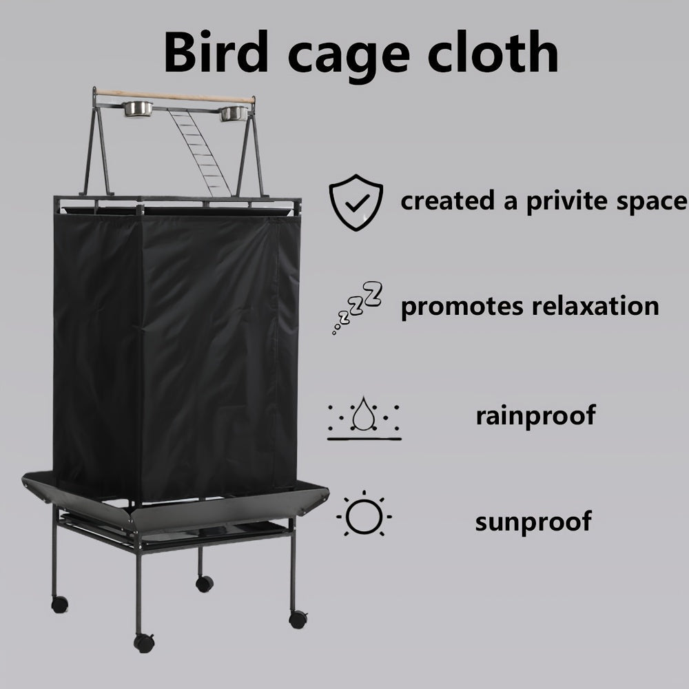 NNETM Magnetic Bird Cage Cover Windproof Warm Shield
