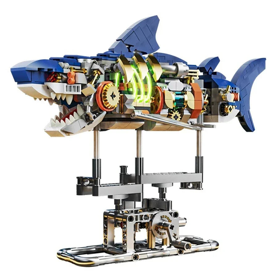 NNEOBA Shark Animal Building Set for Kids