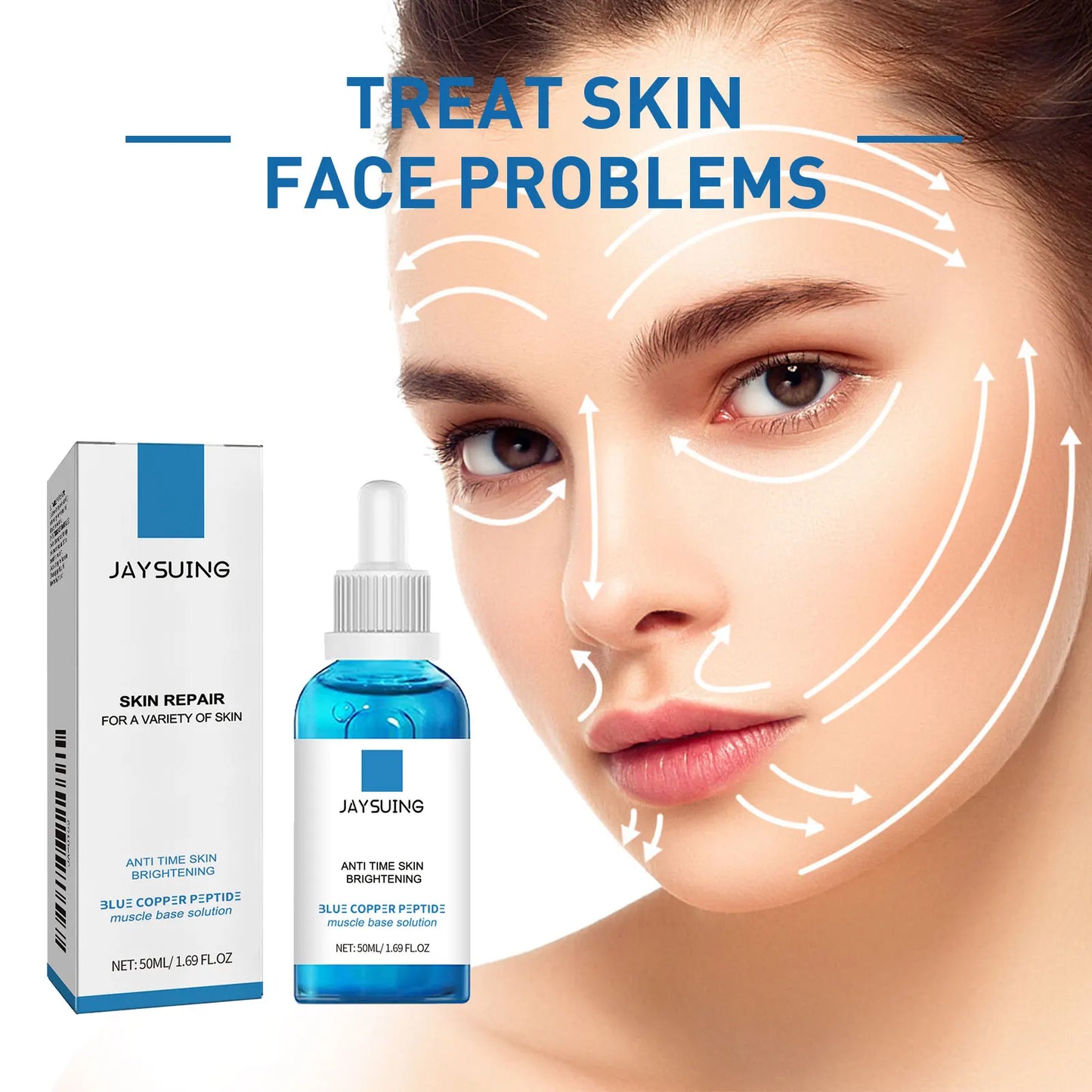 Rejuvenating Blue Copper Peptide Facial Serum