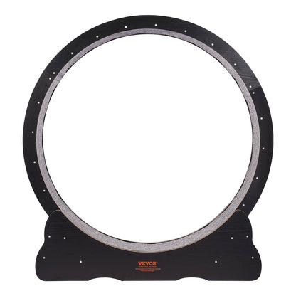VEVOR Wooden Cat Exercise Wheel, 43.3" Large Cat Treadmill Wheel for Indoor Cats, Cat Running Wheel with Detachable Carpet & Cat Teaser for Running/Walking/Training, Suitable for Most Cats
