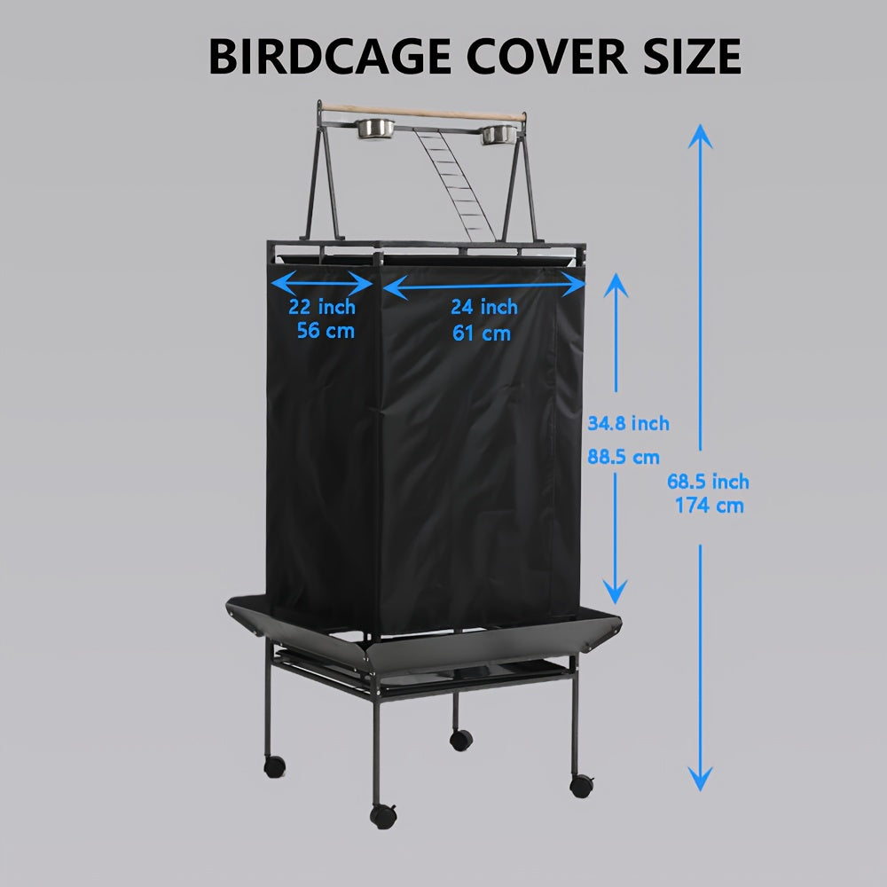 NNETM Magnetic Bird Cage Cover Windproof Warm Shield